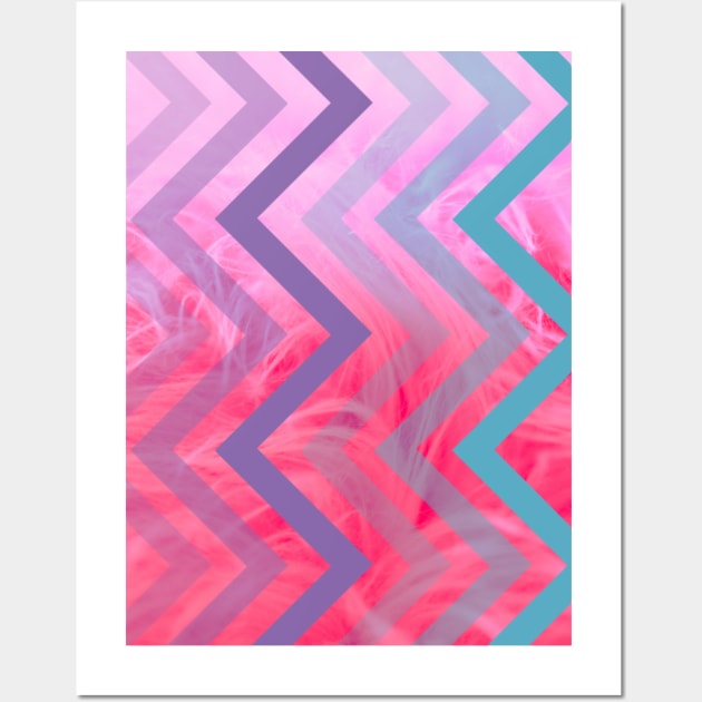 zigzag linew Wall Art by beleafcreativ